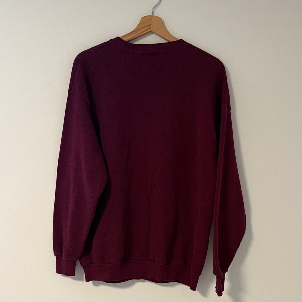 Vintage Minnie Mouse Burgundy Sweatshirt - Picture 4 of 4